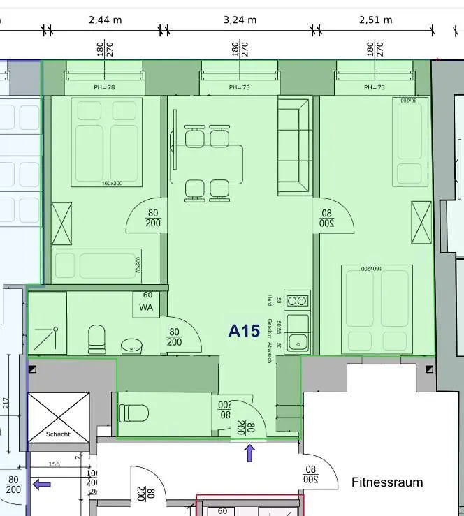 Sobieski District-1 Ring Apartments Vídeň Rakousko
